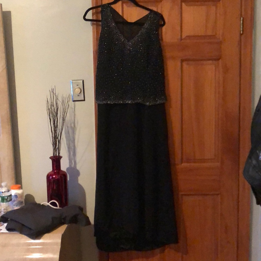 Women’s Custom Made Black Formal Dress
